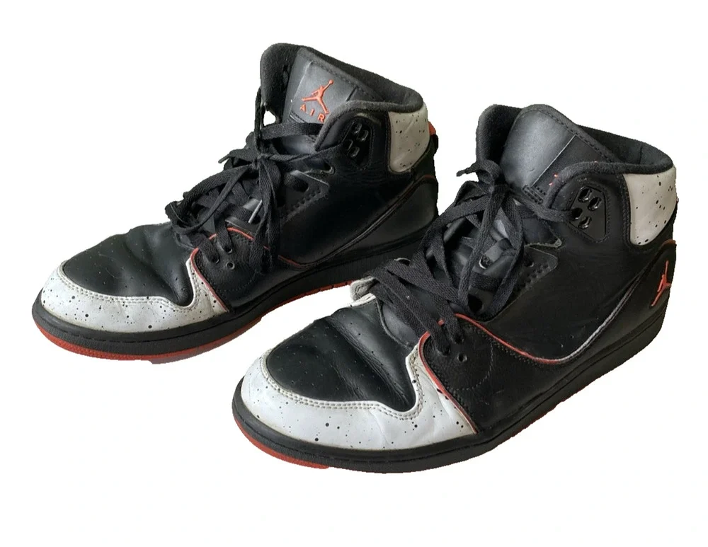 Nike Air Jordan Sneakers Mens Size 12 Flight 2 Orange Gray Black Basketball Shoe